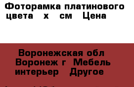 Фоторамка платинового цвета 21х30 см › Цена ­ 168 - Воронежская обл., Воронеж г. Мебель, интерьер » Другое   